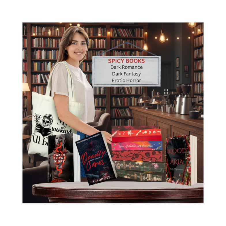 JUST BOOKS: 4-star+ spicy dark reads w/ optional tropes, minus merch