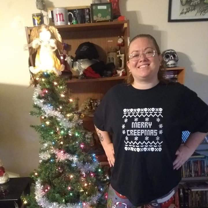 Christmas Merry Creepmas Ugly Sweater Tee - Unisex Shirt