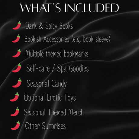 Special Edition Dark Romance Book Box - Sprayed Edges - Choose Your Theme - Dark Romance Crates